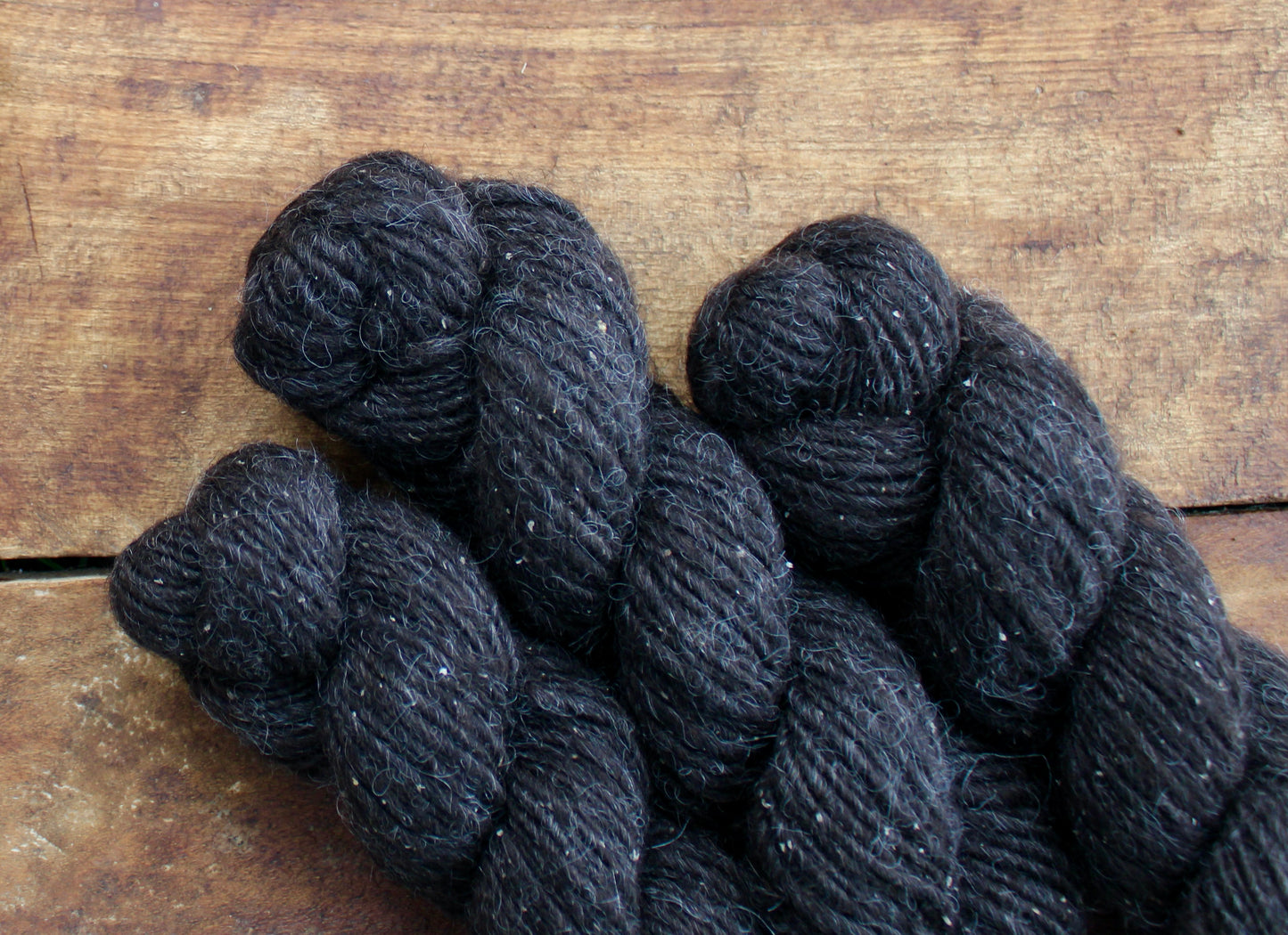 Black Flecked White